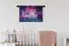 MuchoWow® Wandteppich Wandbehang Weltraum - Zitat - Sterne Produktbild-Vorschau 2