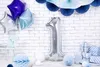 Palloncino in foil argento Numero "1" - Impressionante 86 Anteprima dell’immagine prodotto 4