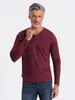 Ombre Clothing Langarm-T-Shirt für Männer Hespexia bordo M Produktbild-Vorschau 4