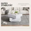 Couchtisch Sofatisch, 360° Drehbare Ober-Tischplatte, 2 Produktbild-Vorschau 6