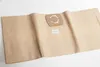 A brown paper vacuum cleaner bag is laid out flat on a white surface. Produktbild-Vorschau