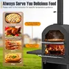 KOMFOTTEU Pizzaofen Outdoor mit 2 Schichten, tragbarer Produktbild-Vorschau 4