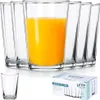 Sechs Gläser 200 ml: Dickes, klares Glas für Getränke Produktbild-Vorschau 9