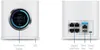 A front and back view of a white Ubiquiti AmpliFi AFi-HD router. Anteprima dell’immagine prodotto