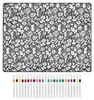 Omgoods - Coperta da colorare fai-da-te per bambini e Anteprima dell’immagine prodotto 1