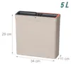 Set di mop Relaxdays, secchio da 5 litri con sistema di Anteprima dell’immagine prodotto 4