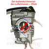Sport VERGASER 17,5mm E-Choke für DERBI Vamos bisBj.2002 Produktbild-Vorschau 2