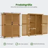 M MCombo Gartenschrank Gartenhaus Holz Wetterfest, Outdoor Produktbild-Vorschau 4