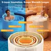 Opvouwbaar bad 80 cm - Draagbaar bad - C-vormige rugleuning Productafbeelding-voorbeeld 5