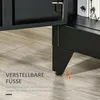 Credenza HOMCOM con ante a lamelle e ripiani regolabili Anteprima dell’immagine prodotto 7
