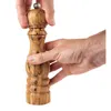 PEUGEOT Salzmühle PARIS 22cm Olivenholz Natur Stahlmahlwerk Produktbild-Vorschau 5