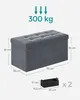 Dimensions and load capacity of a storage ottoman. Náhled obrázku produktu