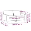 2-Sitzer-Sofa Grau 120 cm Kunstleder Produktbild-Vorschau 8