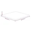 Piano del tavolo quadrato marrone scuro 80x80x1,5cm Rovere Anteprima dell’immagine prodotto 8