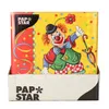 A product box with a clown illustration, displayed in a white cardboard holder. Anteprima dell’immagine prodotto