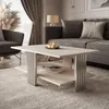 Couchtisch SAPHIRA SILVER mit Ablageboden, Silber Chrom / Produktbild-Vorschau 2