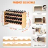 VEVOR Casier à vin empilable 36 bouteilles, casier à Voir les images du produit 7