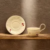 HOMLA ISERNIA Tasse mit Untertasse im Kirschdesign 0,2 l Produktbild-Vorschau 6
