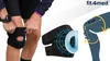 FIT4MED | Orteza kolana - Czarna - Rozmiar L - Silikonowy Podgląd zdjęcia produktu 9