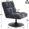 MCombo Drehsessel Stuhl modern, Cocktailsessel Loungesessel Produktbild-Vorschau 6