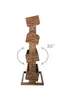 Hochbeet mit vier beweglichen Kästen H145cm B50cm aus Holz Produktbild-Vorschau 2