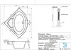 Basera PREMIUM Indoor Eck-Whirlpool Badewanne Maui 130 x Produktbild-Vorschau 9