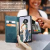 A person is using a phone case with card slots while making a payment. Produktbild-Vorschau