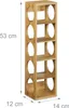 Portabottiglie in bambù per 5 bottiglie, RD0332 Anteprima dell’immagine prodotto 4