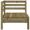 Divani da giardino angolari 2 pz. Legno di pino impregnato Anteprima dell’immagine prodotto 6