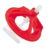 A red tile leveling system with white plastic components is shown against a white background. Produktbild-Vorschau