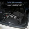 ELONEO 2in1 Fauteuil roulant déambulateur pliable et léger Voir les images du produit 9