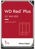 A product shot of a Western Digital Red Plus 1TB NAS HDD. Produktbild-Vorschau