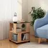 Couchtisch Vicco Velito Goldkraft Eiche/Schwarz 50 x 50 cm, Produktbild-Vorschau 3