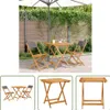 The Living Store 3-tlg. Bistro-Set Anthrazit Stoff und Produktbild-Vorschau 1
