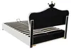 Merax Kinderbett Polsterbett  140x200 cm mit LED und Kronen Produktbild-Vorschau 8