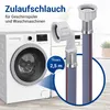 A washing machine and a dishwasher are shown in the background, with a close-up of a water inlet hose in the foreground. Produktbild-Vorschau