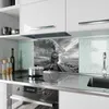 Küchenrückwand Spritzschutz Glas mit Motiv Dampflok in Produktbild-Vorschau 2