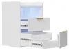 UnboxG, comodino bianco, 60x40x40 cm – tavolino da notte in Anteprima dell’immagine prodotto 15