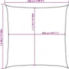 vidaXL Tenda da sole color sabbia 5x5 m 100% poliestere Anteprima dell’immagine prodotto 8