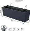Prosperplast Blumenkasten URBI CASE W Anthrazit 58 cm Produktbild-Vorschau 9