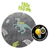 Couverture dinosaure phosphorescente en peluche 130x150cm Voir les images du produit 3