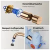 Collage of product details and components of a faucet. Anteprima dell’immagine prodotto