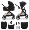 Poussette 2-en-1 Kinderkraft VESTO 2 avec nacelle, siège Voir les images du produit 1