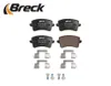 BRECK Bremsbeläge Satz Hinten Bremsklötze für VW Golf V Produktbild-Vorschau 3