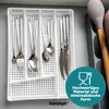KONZEPT Besteckkasten für Schubladen 31x23x4,5cm Weiß - Produktbild-Vorschau 3