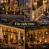 5x0,6 meter LED-lichtgordijn, kerst, sterren, lichtketting, Productafbeelding-voorbeeld 17