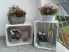 4er Set neue weiße/weisse Obstkiste 50cm x 40cm x 30cm Produktbild-Vorschau 3