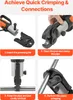 Ganascia VEVOR V22, pinza a crimpare da 22 mm per tubi a V Anteprima dell’immagine prodotto 5