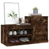 vidaXL Skriňa na topánky z dymového duba 100x42x60 cm Náhľad obrázku produktu 4