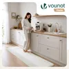 VOUNOT® Weicher Kurzflor Teppich Wohnzimmer mit Produktbild-Vorschau 2